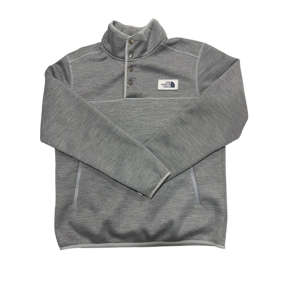 The North Face Men's Patrol Sherpa Fleece Jacket Coat Top 1/4 Snap Pullover Sz M